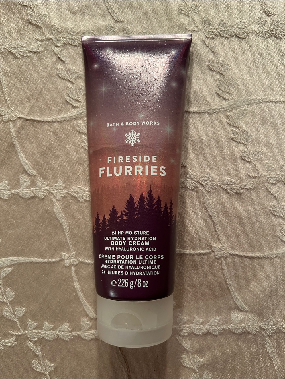 Fireside Flurries Bath And Body Works Body Cream Lotion New